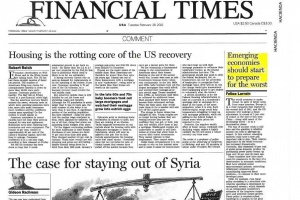 Leer columna del Ministro de Hacienda, Felipe Larraín, en Financial Times: "Emerging economies should all prepare for the worst"