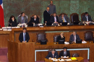Ministro de Hacienda, Felipe Larraín, participa en sesión de la Cámara por Salario Mínimo.
