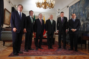 Presidente Piñera y ministro Larraín reciben a titulares de Hacienda de la Alianza del Pacífico