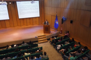 Exposición en la Universidad de Chile