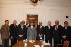 El ministro de Hacienda, Felipe Larraín, se reunió con el Comité Ejecutivo de la Confederación de la Producción del Comercio (CPC) y la Mesa Directiva de la Confederación Nacional de la Micro, Pequeña y Mediana Empresa de Chile (CONAPYME).